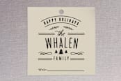 "Camp Holiday" - Gift Tags in Natural by Kristie Kern - Front