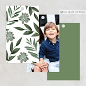"Wrapped in Succulents" - Gift Tags in Ivory by Susan Moyal - Back of Tag Options
