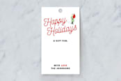 "Holiday Hustle" - Gift Tags in Snow Day by Patrice Horvath - Front