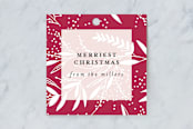 "Hand Drawn Filigree" - Gift Tags in Garnet by Phrosné Barwood - Front