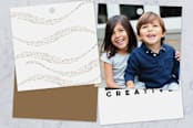 "Starlight" - Gift Tags in Latte by Phrosné Barwood - Back of Card Options