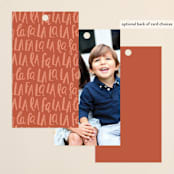 "Sing a song - 1 - WP" - Gift Tags in Spice by Karoline Richardt - Back of Card Options