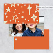 "funny silhouettes" - Gift Tags in Scarlet by Anastasia Makarova - Back of Tag Options