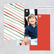 "Festive Lines" - Gift Tags in Candy Cane by Creo Study - Back of Tag Options