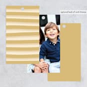 "Ribbon Stripe" - Gift Tags in Sunshine by Pippa Shaw - Back of Tag Options