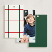 "Holiday Cocktail" - Gift Tags in Evergreen by Baumbirdy - Back of Card Options