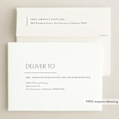 "Cornered" - Graduation Announcements in Silk by Kelly Schmidt - FREE Recipient Addressing