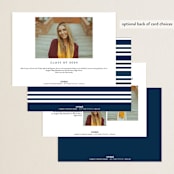 "Upward" - Graduation Announcements in Alabaster by Erica Krystek - Back of Card Options