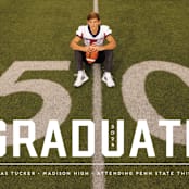 "Upward" - Graduation Announcements in Alabaster by Erica Krystek - Detail