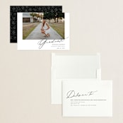 "Minimal Script" - Graduation Announcements in Obsidian by Kamala Nahas - Assembled