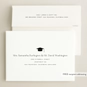 "Classy Stack" - Graduation Announcements in Limestone by Erica Krystek - FREE Recipient Addressing