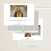 "newspaper" - Graduation Announcements in Newsprint by Kaydi Bishop - Back of Card Options