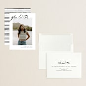 "Alignment" - Graduation Announcements in Onyx by Ashley DeMeyere - Assembled