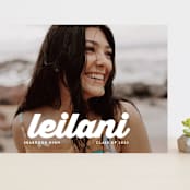 "name" - Graduation Announcements in Cloud by Lori Wemple - Front