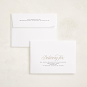 "Legato" - Graduation Announcements in Crisp Linen by Erin L. Wilson - FREE Recipient Addressing