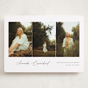 "The Trio" - Graduation Announcements in Onyx by Benita Crandall - Front