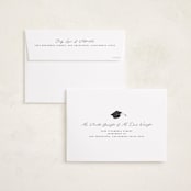 "The Trio" - Graduation Announcements in Onyx by Benita Crandall - FREE Recipient Addressing