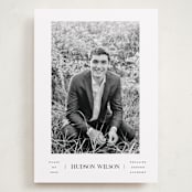 "Collegiate" - Graduation Announcements in Onyx by Benita Crandall - Front