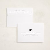 "Collegiate" - Graduation Announcements in Onyx by Benita Crandall - FREE Recipient Addressing