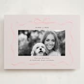 "Ribbon Frame" - Graduation Announcements in Blush by Itsy Belle Studio - Front