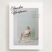 "Jot" - Graduation Announcements in Snow by Pixel and Hank - Front