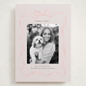"Ribbon Frame" - Graduation Announcements in Blush by Itsy Belle Studio - Front