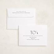 "Candid Date" - Graduation Announcements in Tuxedo by Carolyn MacLaren - FREE Recipient Addressing