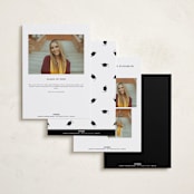 "Signature Grad" - Graduation Announcements in Linen by Erica Krystek - Back of Card Options