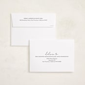 "high script" - Graduation Announcements in Onyx by Eric Ransom - FREE Recipient Addressing