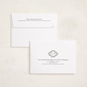 "Ivy Grad" - Graduation Announcements in Linen by Paper Sun Studio - FREE Recipient Addressing