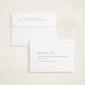 "Divided" - Graduation Announcements in Snow by Meggy Masters - FREE Recipient Addressing