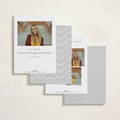 "Elegance" - Graduation Announcements in Cloud by Nicole Walsh - Back of Card Options