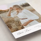 "Elegance" - Graduation Announcements in Cloud by Nicole Walsh - Detail