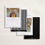 "straight up" - Graduation Announcements in Vanilla by Ani Somi - Back of Card Options