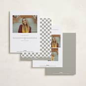 "Simple + Script" - Graduation Announcements in Chalkboard by Kelly Watkins - Back of Card Options