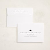 "Classy Stack" - Graduation Announcements in Limestone by Erica Krystek - FREE Recipient Addressing