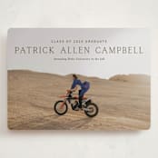 "Simply" - Graduation Announcements in Chocolate by Lisa Assenmacher - Front