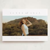 "Bright Horizon" - Graduation Announcements in Fawn by AK Graphics - Front