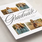 "Classic quad" - Graduation Announcements in Newspaper by Lea Delaveris - Detail