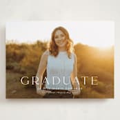 "Next Adventure" - Graduation Announcements in Snow by Yaling Hou Suzuki - Front