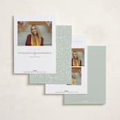 "graceful" - Graduation Announcements in Cotton by Emily Sabol Goss - Back of Card Options