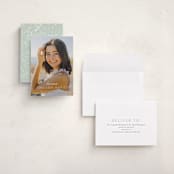 "graceful" - Graduation Announcements in Cotton by Emily Sabol Goss - Assembled