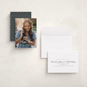 "With a flourish" - Graduation Announcements in Salt by Lea Delaveris - Assembled