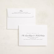"With a flourish" - Graduation Announcements in Salt by Lea Delaveris - FREE Recipient Addressing