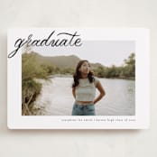 "Alignment" - Graduation Announcements in Onyx by Ashley DeMeyere - Front