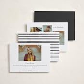 "Alignment" - Graduation Announcements in Onyx by Ashley DeMeyere - Back of Card Options