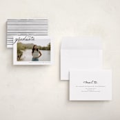 "Alignment" - Graduation Announcements in Onyx by Ashley DeMeyere - Assembled