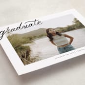 "Alignment" - Graduation Announcements in Onyx by Ashley DeMeyere - Detail