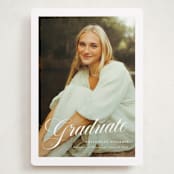 "mustacciuoli" - Graduation Announcements in Crystal by chocomocacino - Front