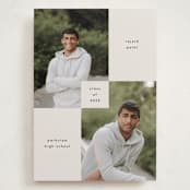 "Bright Modern" - Graduation Announcements in Moon by Kelly Watkins - Front
